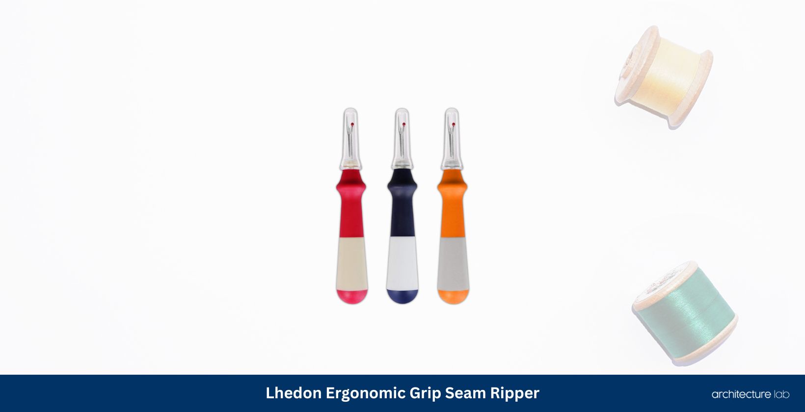 Lhedon Seam Ripper 3 PCS Seam Rippers for Sewing Ergonomic Grip