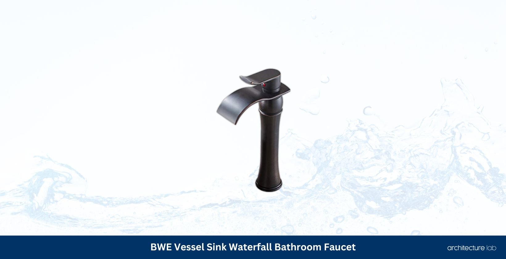 Bwe vessel sink waterfall bathroom faucet 6090