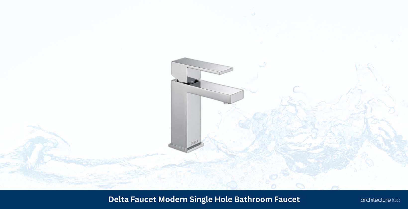Delta faucet modern single hole bathroom faucet 567lf pp
