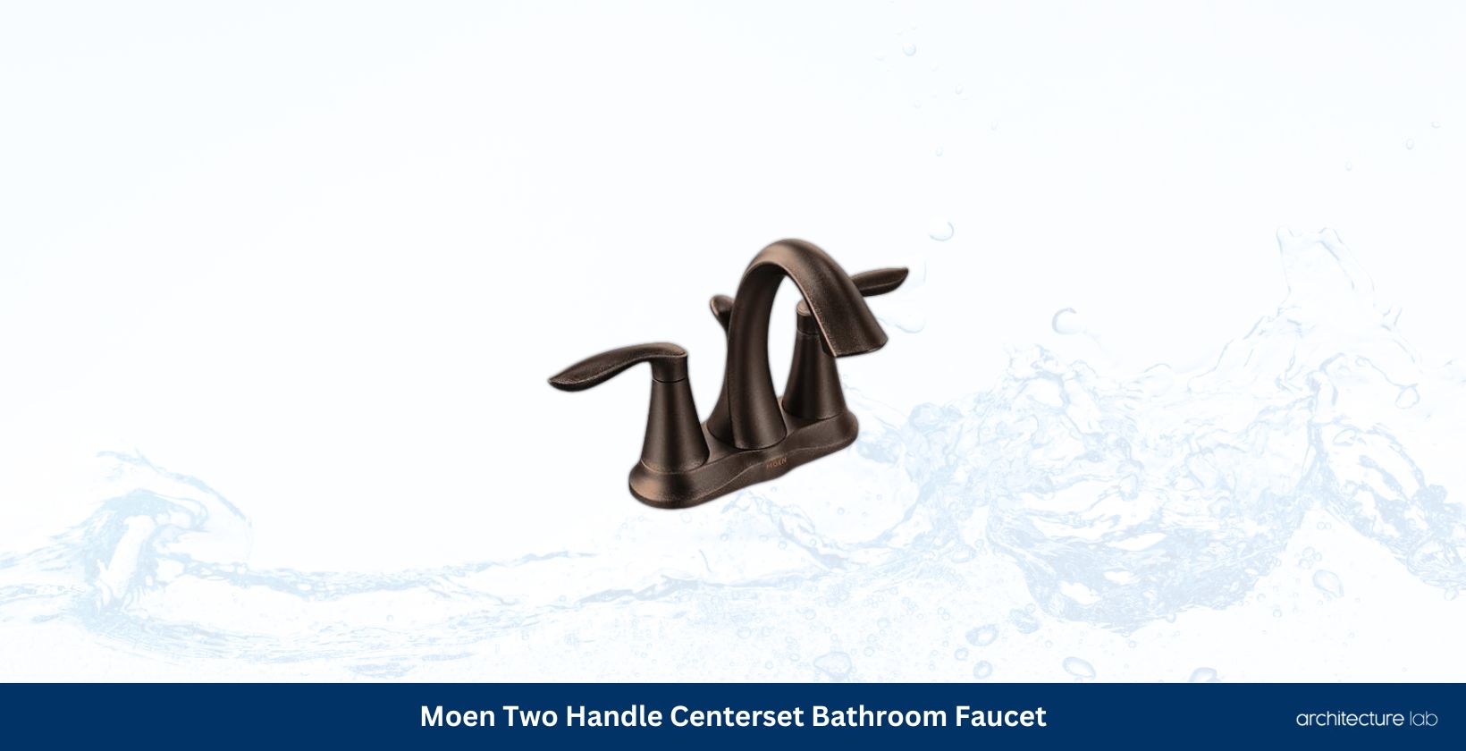 Moen two handle centerset bathroom faucet 6410orb