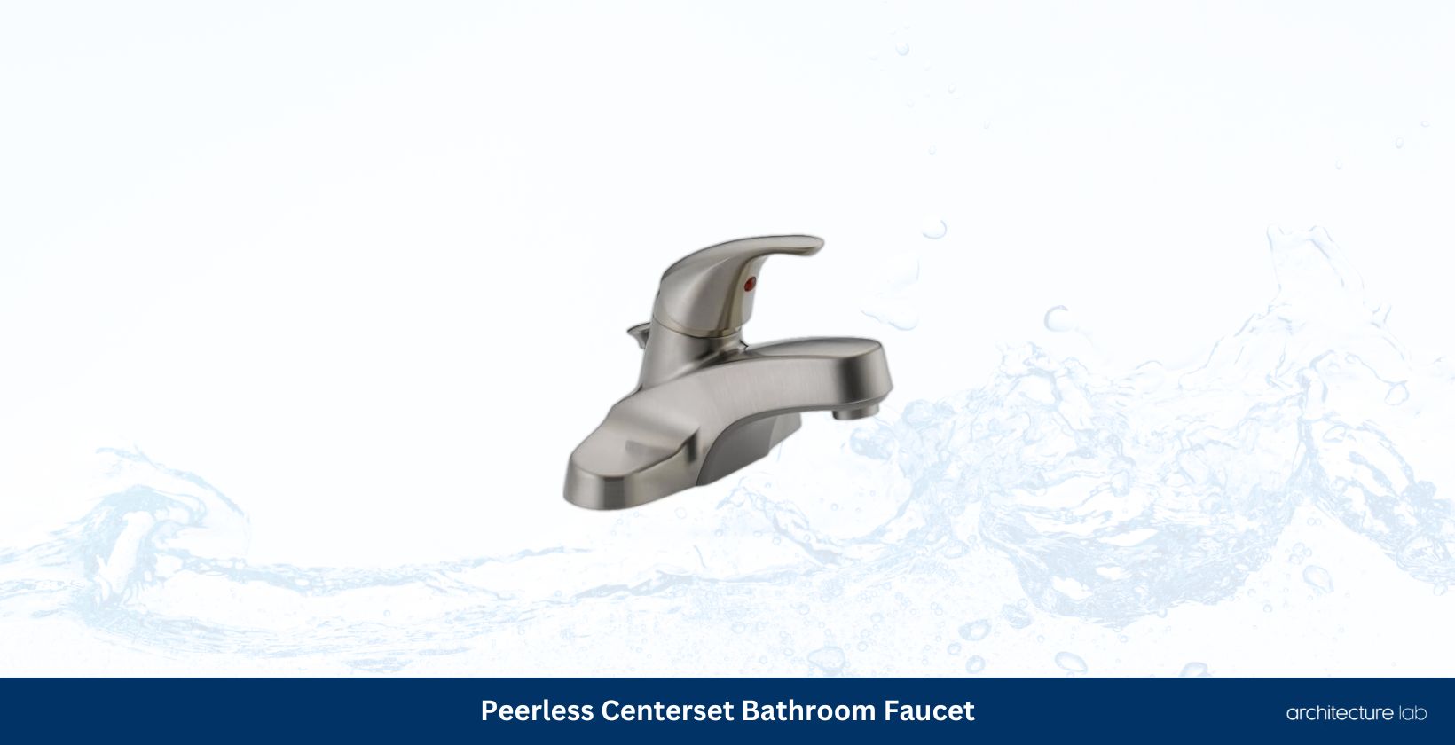 Peerless centerset bathroom faucet p136lf bn