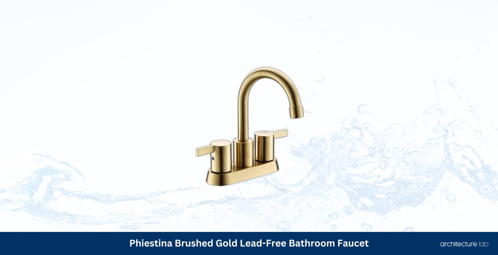 Phiestina brushed gold lead free bathroom faucet bf015 1 bg
