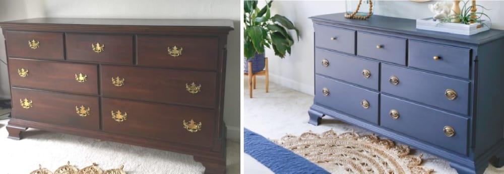 1. Giving your old dresser a makeover