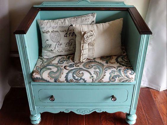 4. Upcycling a dresser into a chair
