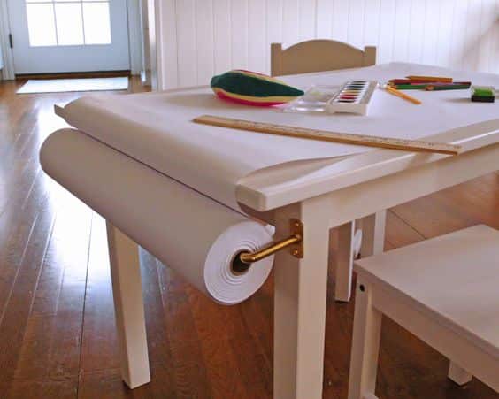 7. Making an art table