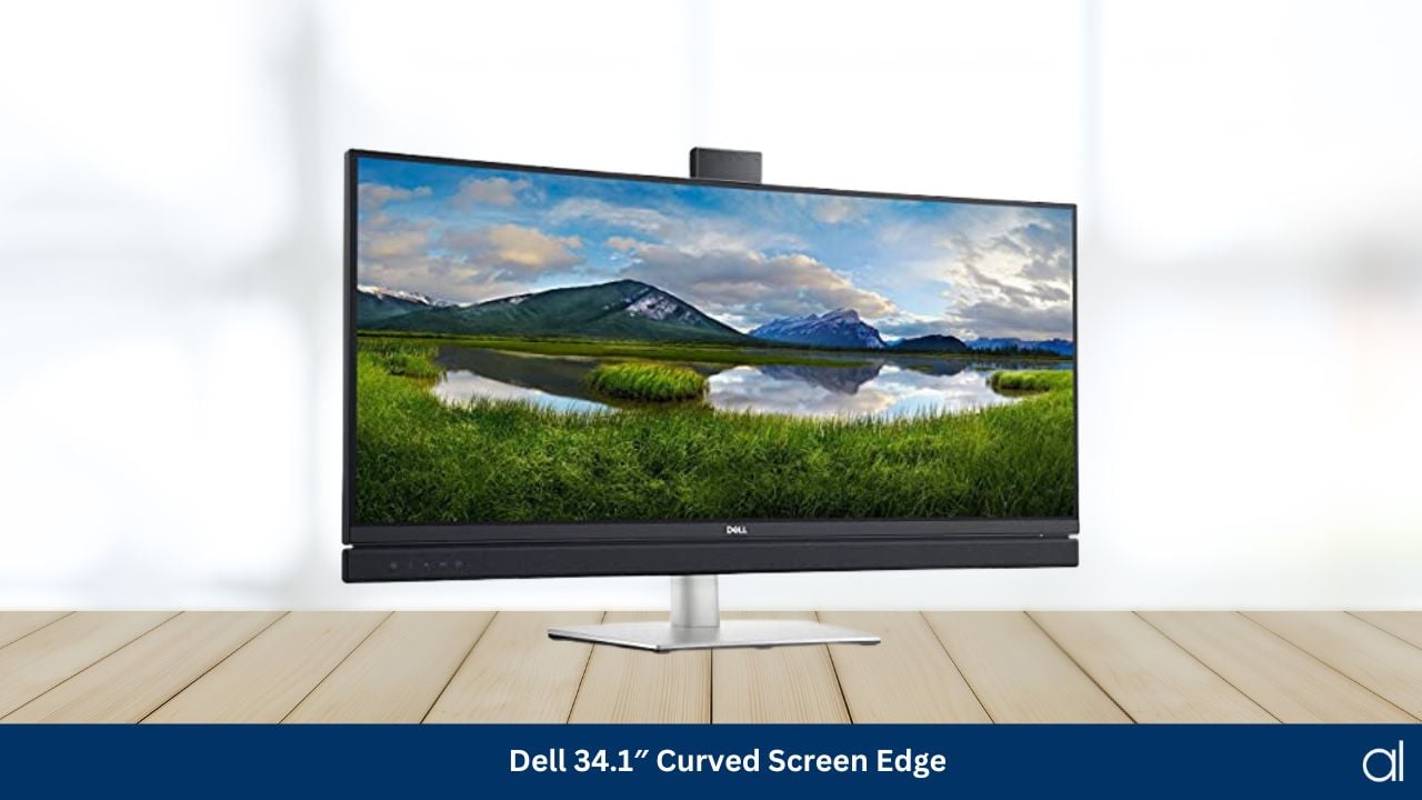 Dell 34. 1″ curved screen edge