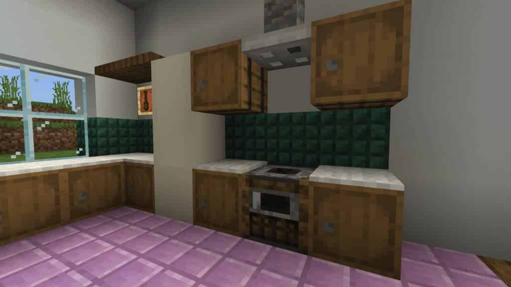 Minecraft modular kitchen