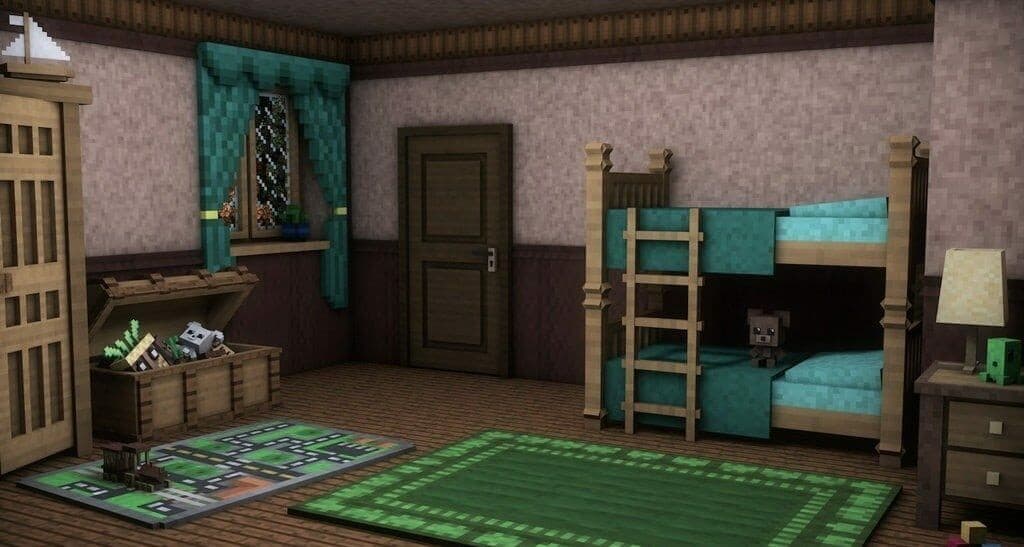 Minecraft kids bedroom
