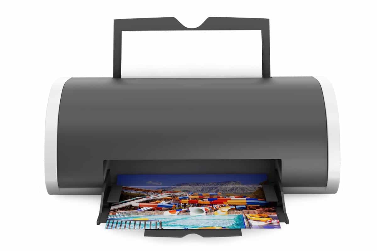 Printer print of photos on a white background. Best large format printers.
