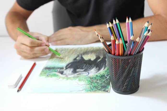 How To Shade With Colored Pencils