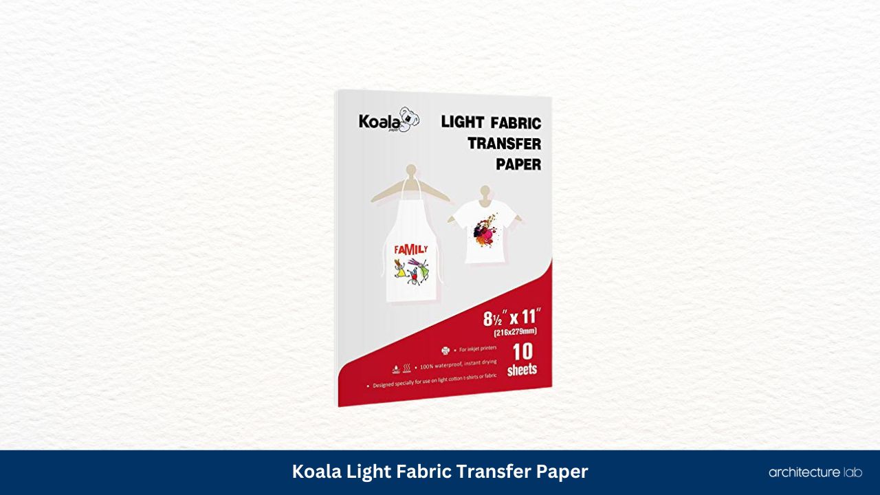 Koala light fabric transfer paper1