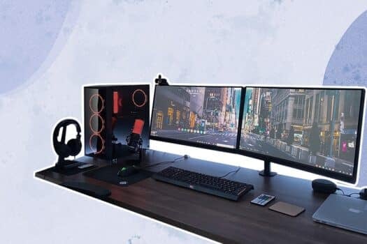How to make dual monitor stand taller