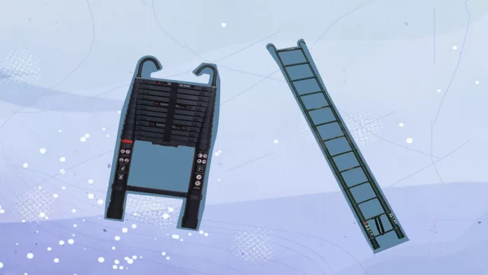 Telescopic ladder for loft