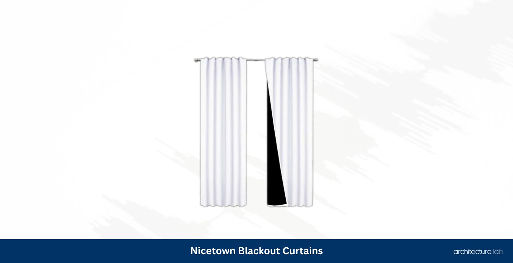 Best Soundproofing Materials: Which Material Blocks Sound The Best? 26 Nicetown 100 blackout curtains with black liner backing