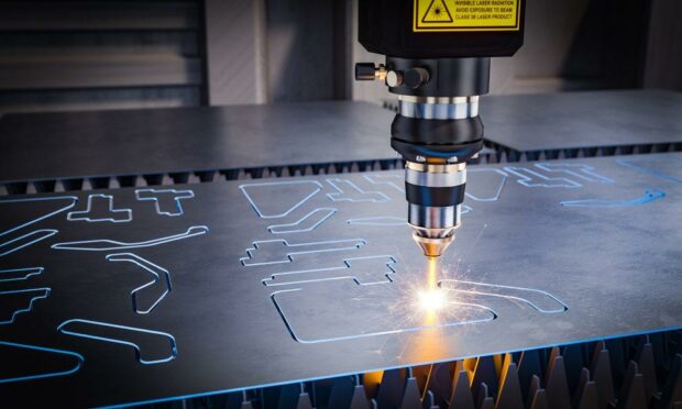 Laser engraving a metal