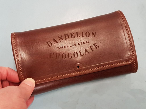 Leather brown wallet