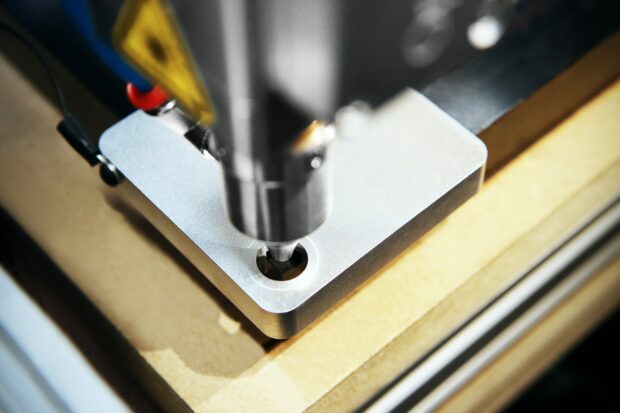 Laser engraver engraving wood