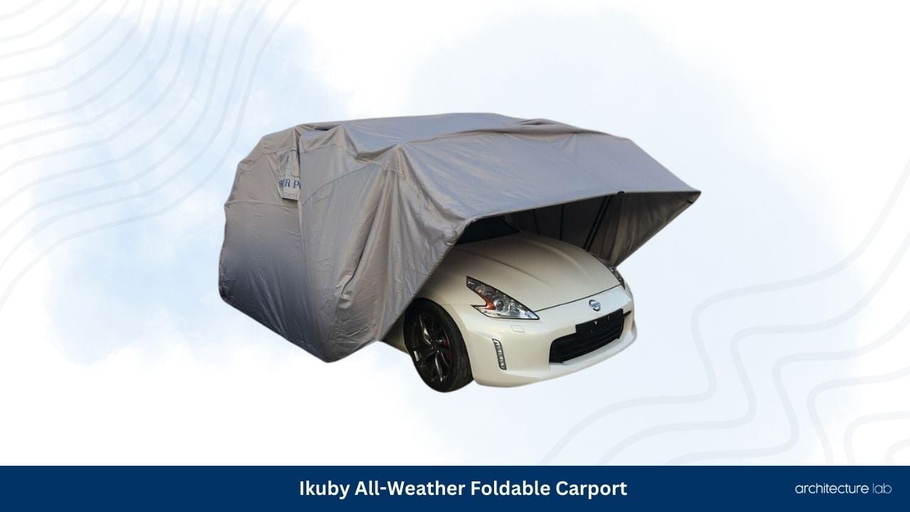 Ikuby all weather foldable carport