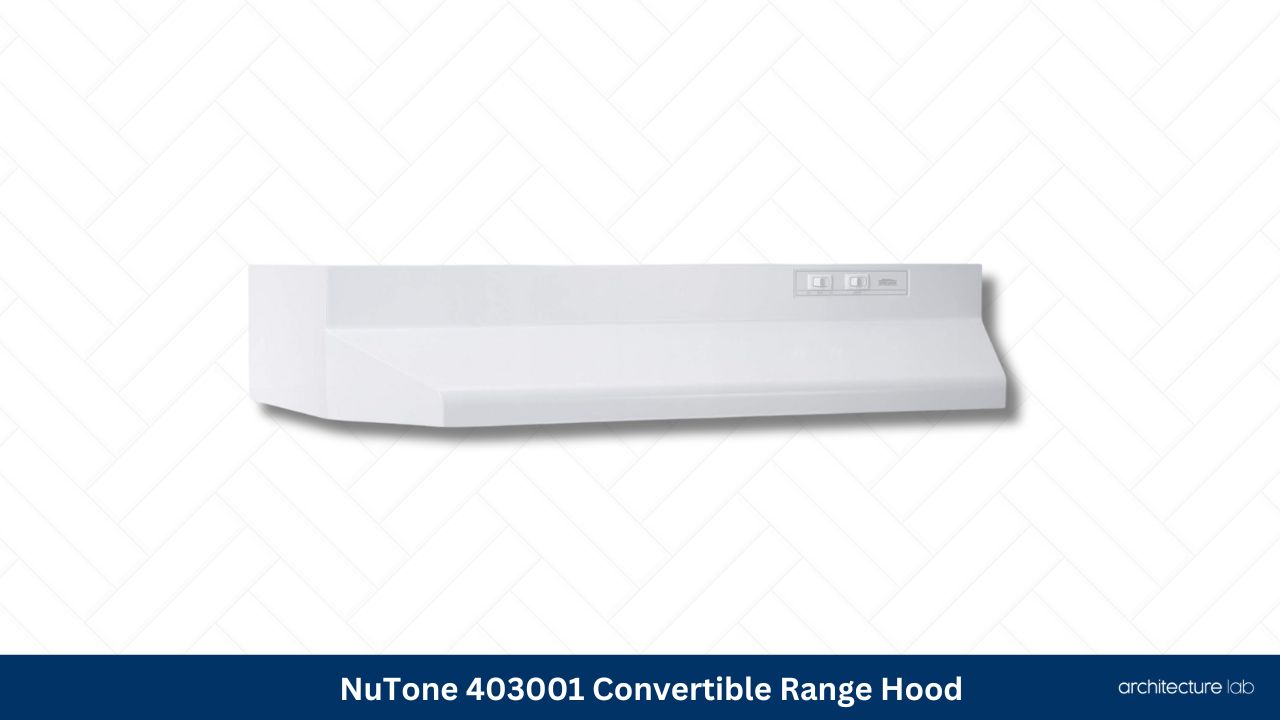 Nutone 403001 convertible range hood0