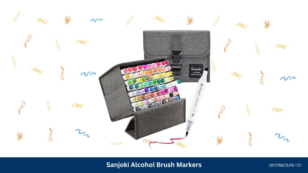 Sanjoki alcohol brush markers