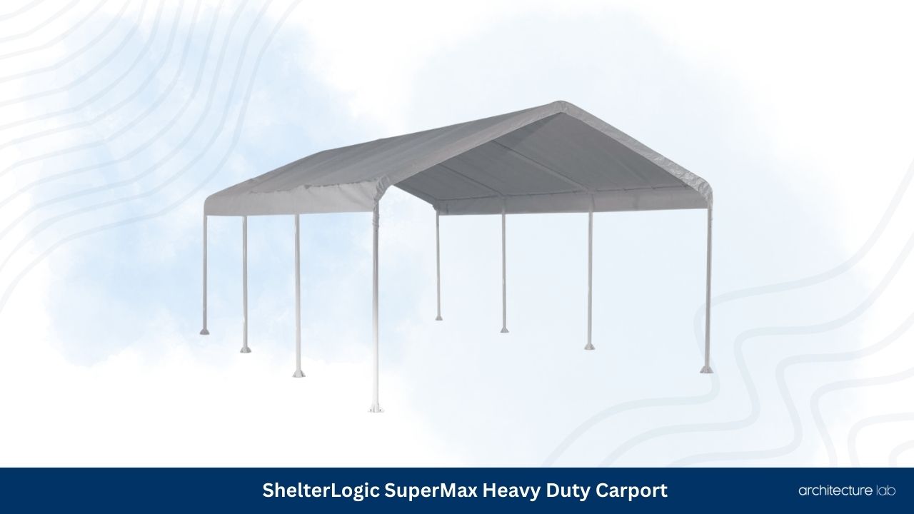 8 Best Carports For Vehicle Protection Shelter And Outdoor Coverage 16 Shelterlogic supermax heavy duty carport