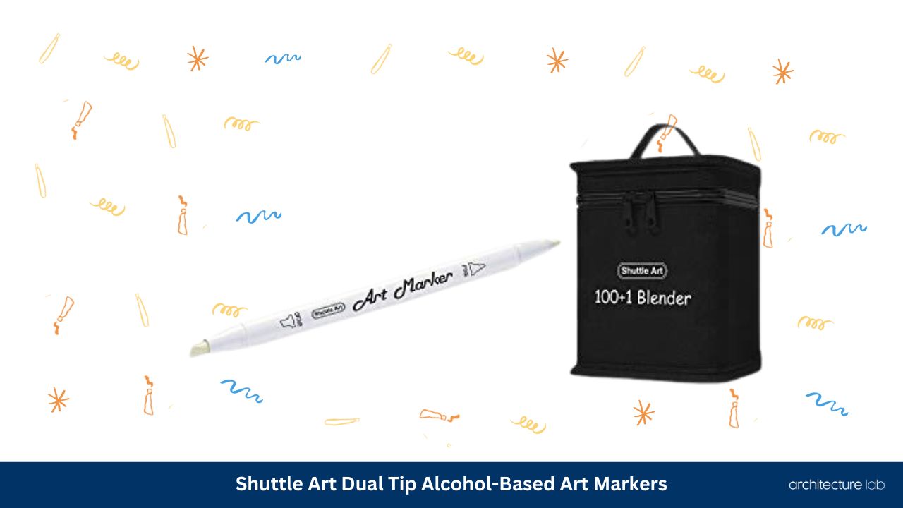 Shuttle art dual tip alcohol based art markers