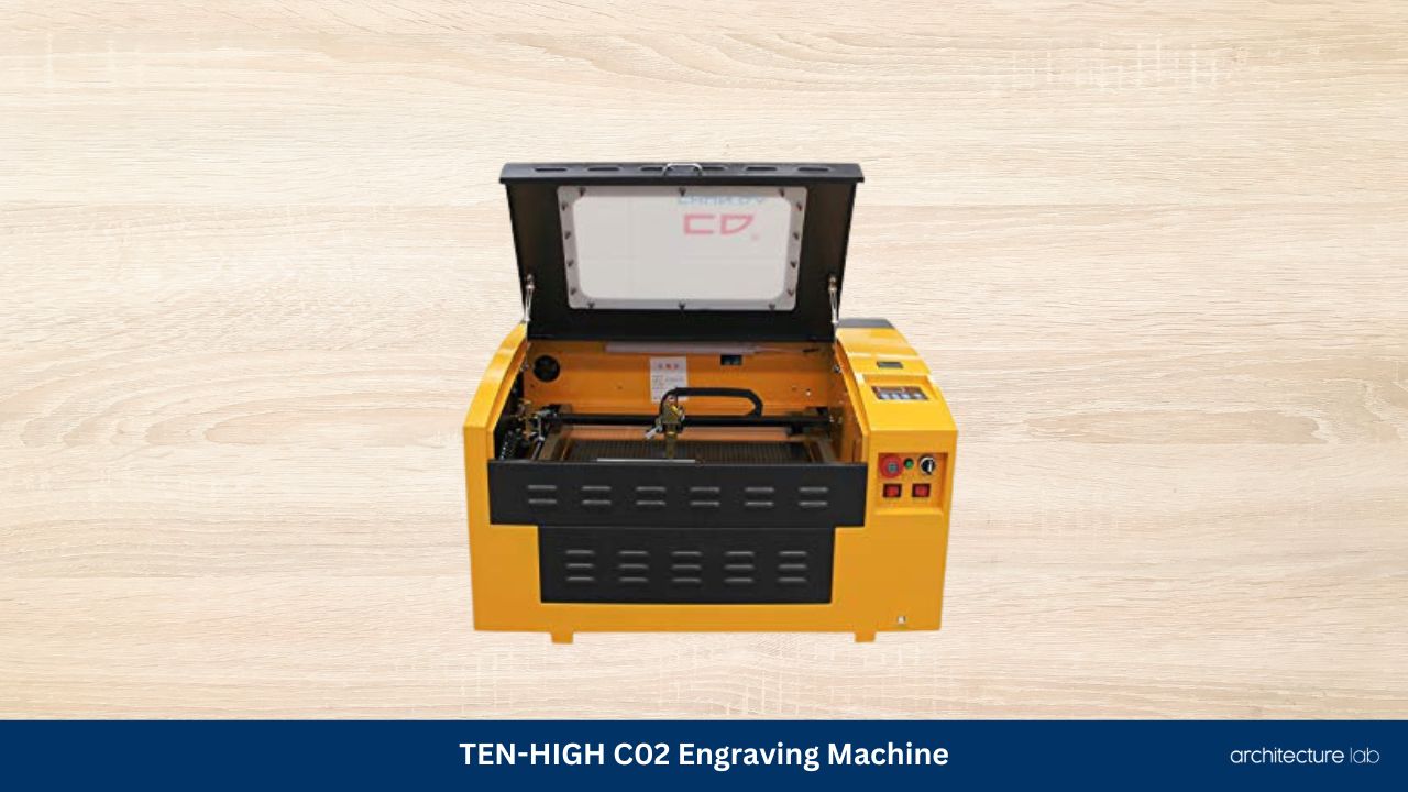 Ten high c02 engraving machine