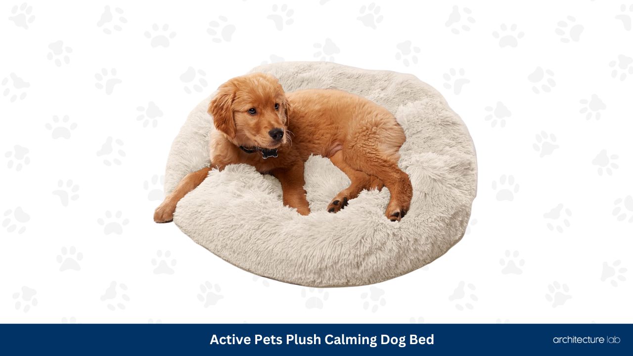 Active pets plush calming dog bed10