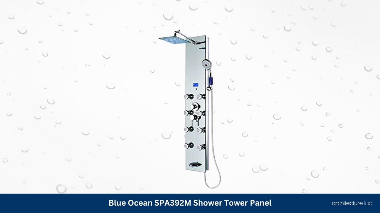 Blue ocean spa392m shower tower panel