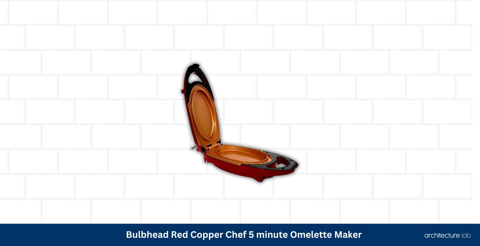 Bulbhead red copper chef 5 minute omelette maker