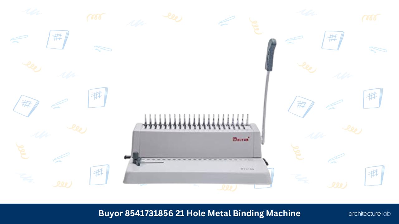 Buyor 8541731856 21 hole metal binding machine