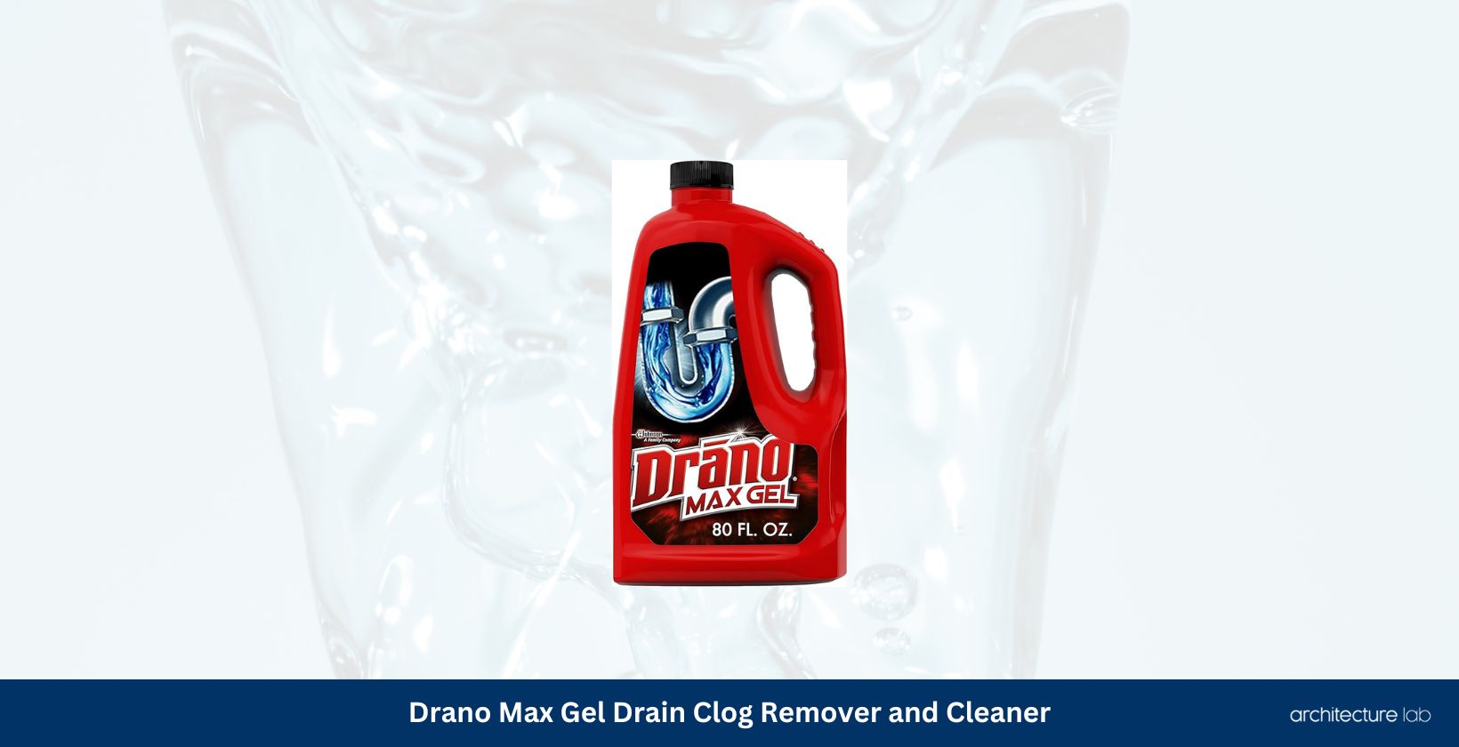 Drano max gel drain clog remover and cleaner