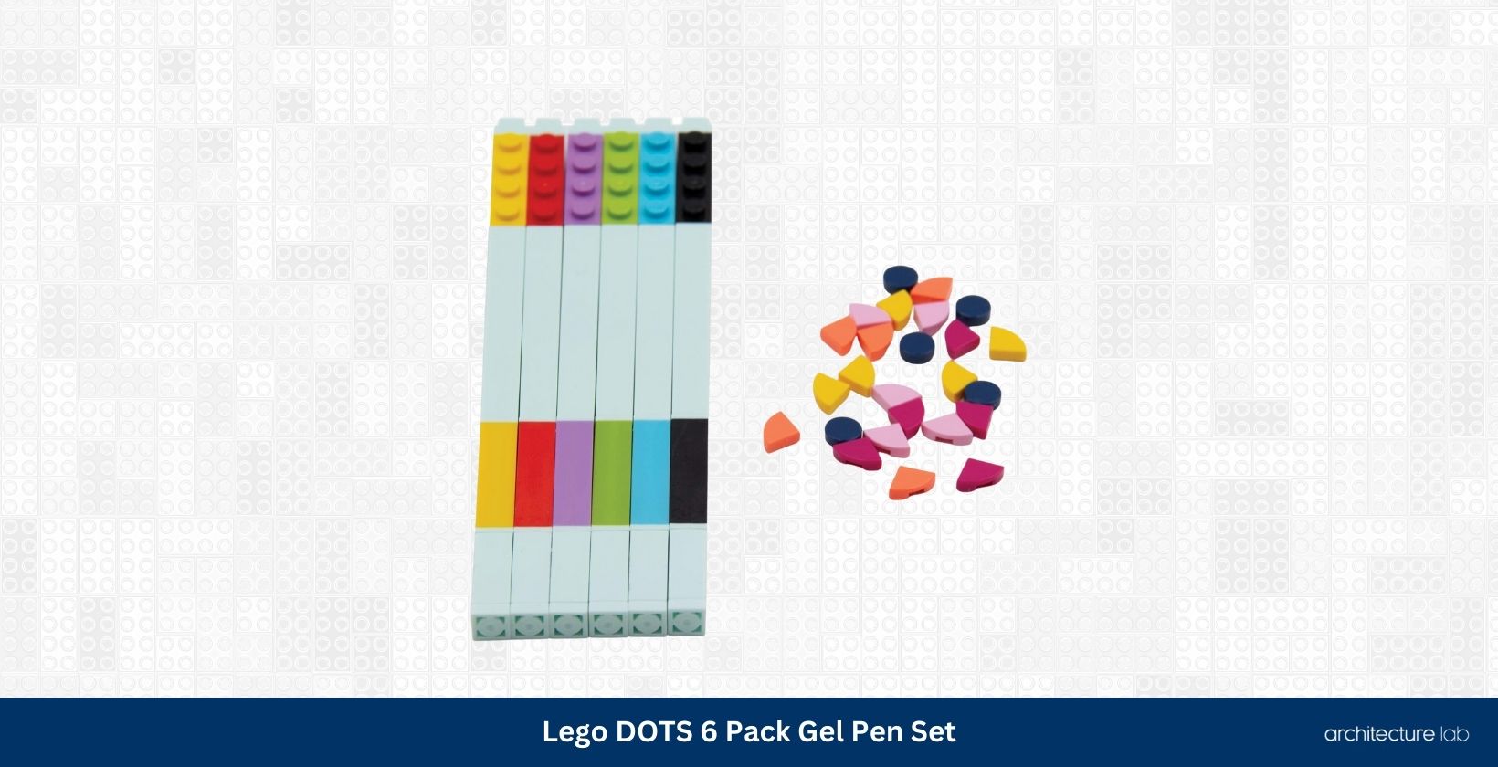 Lego dots 6 pack gel pen set