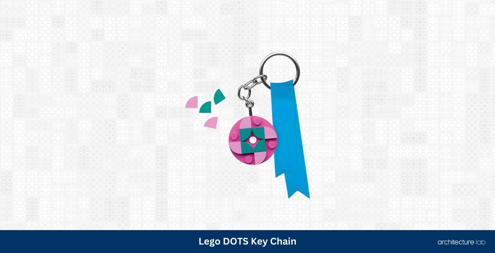 Lego dots key chain