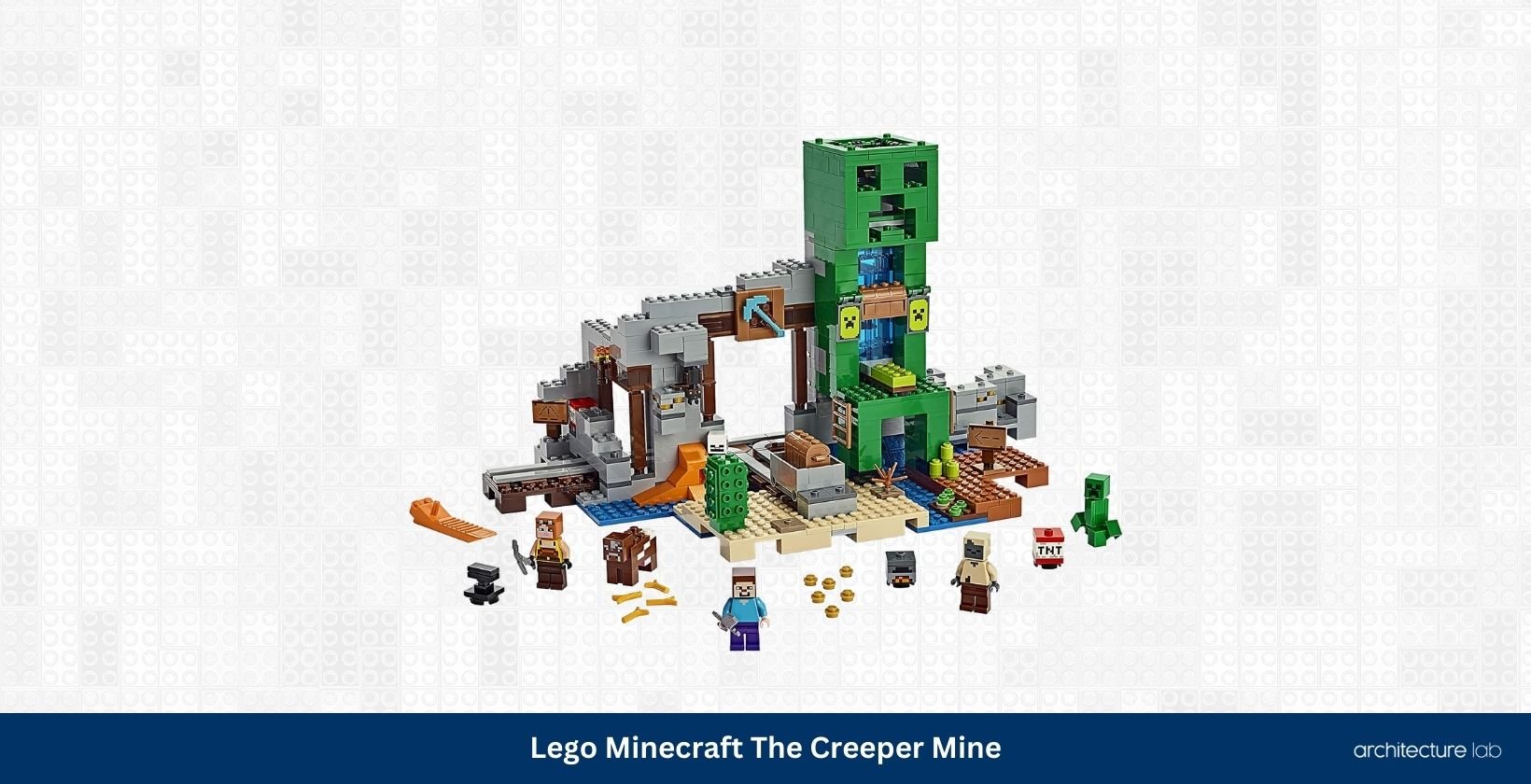 Lego minecraft the creeper mine