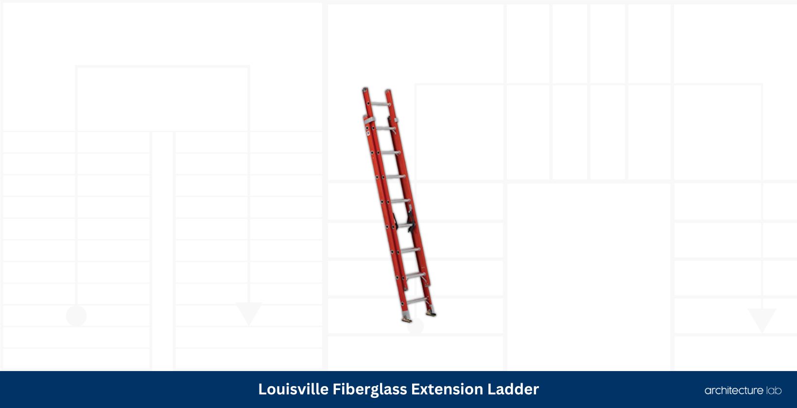 Louisville fiberglass extension ladder fe3216