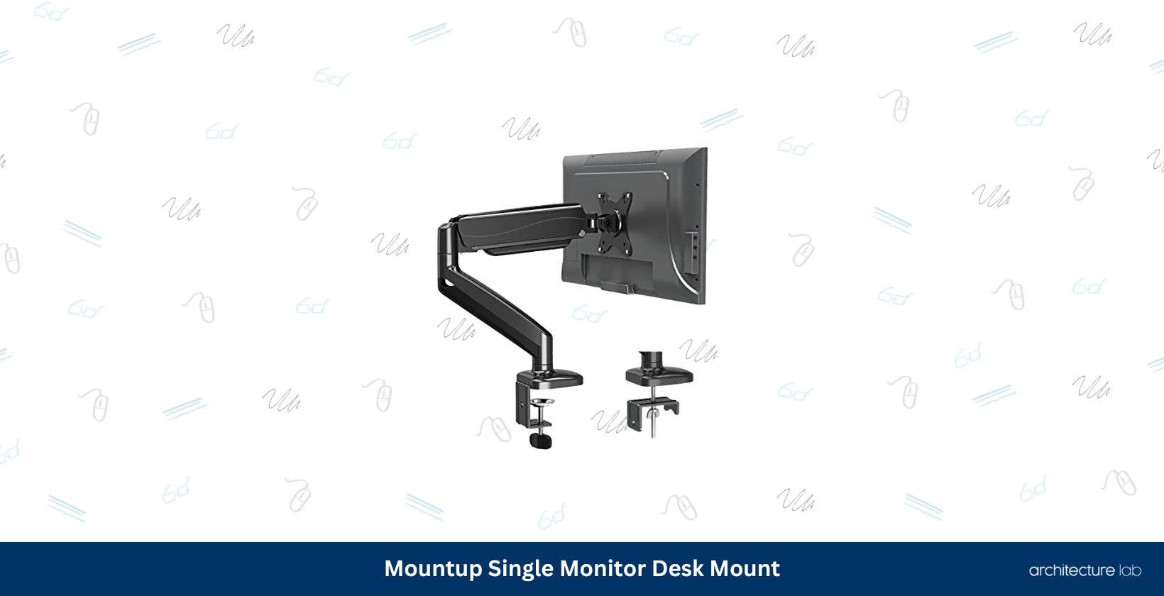 Mountup mu0004 single monitor desk mount