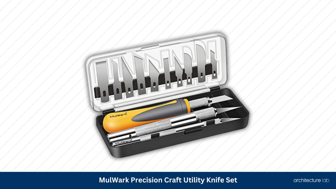 Mulwark precision craft utility knife set