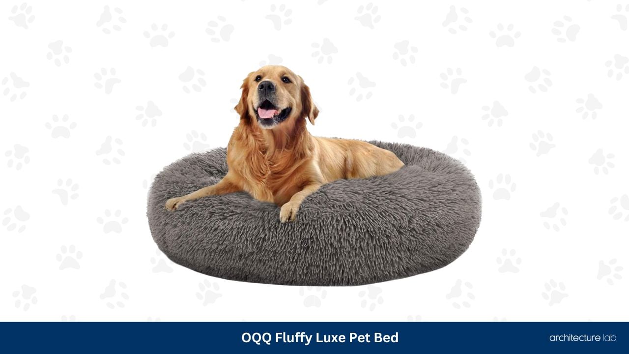 Oqq fluffy luxe pet bed10