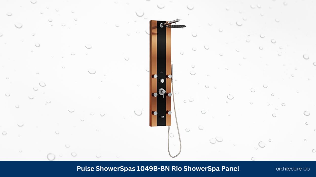 Pulse showerspas 1049b bn rio showerspa panel