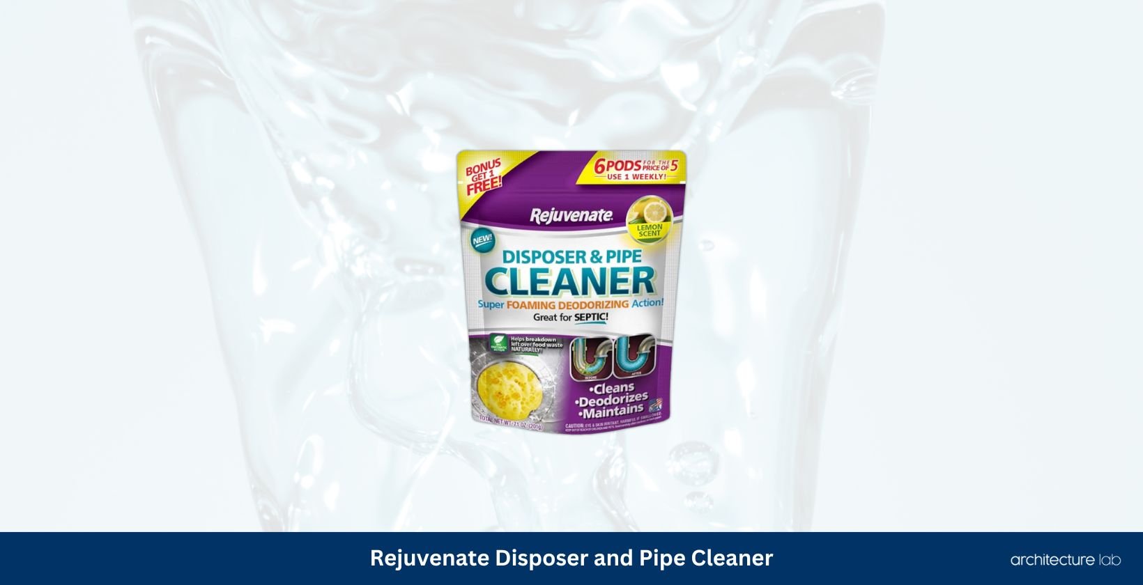 Rejuvenate disposer and pipe cleaner