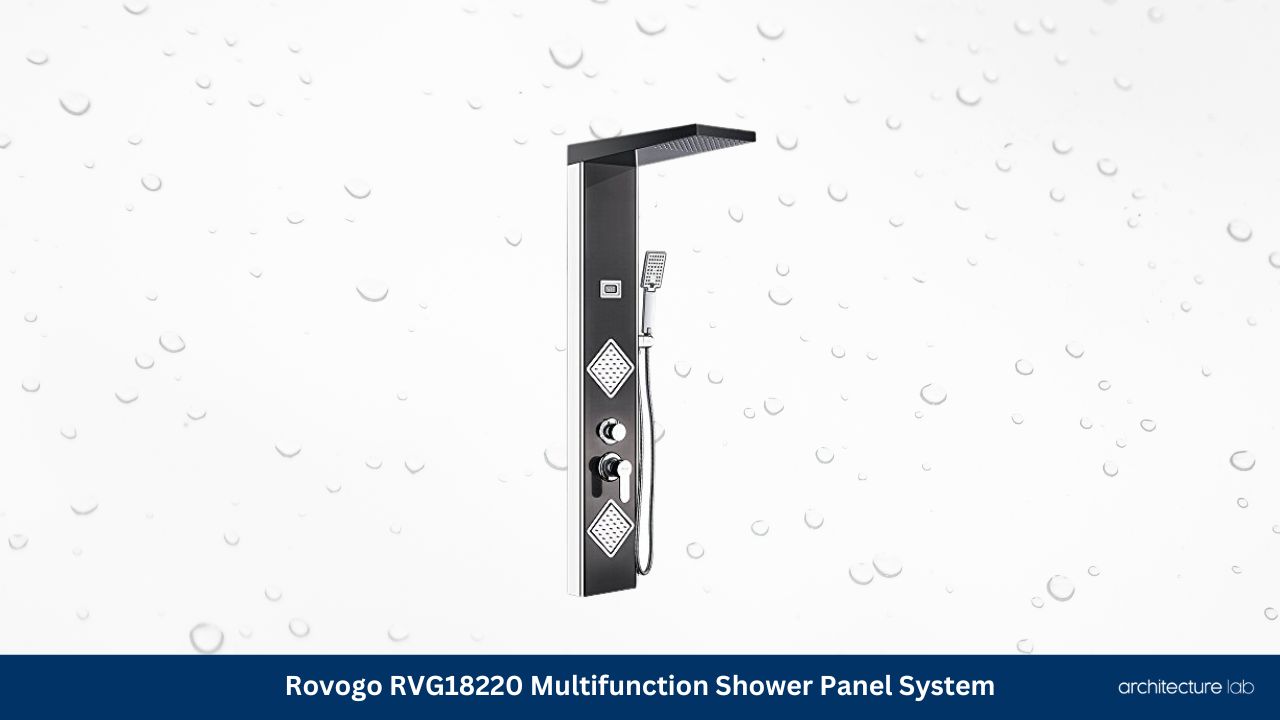 Rovogo rvg18220 multifunction shower panel system