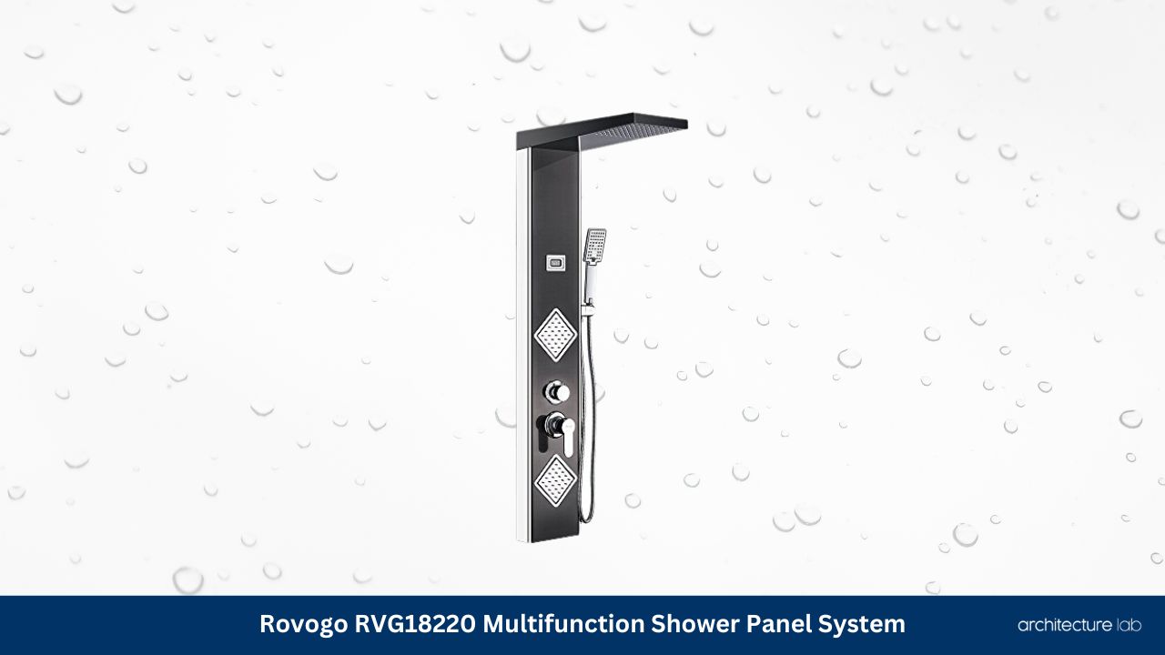 8 Best Shower Panel Tower Systems With Body Jets 11 Rovogo rvg18220 multifunction shower panel system