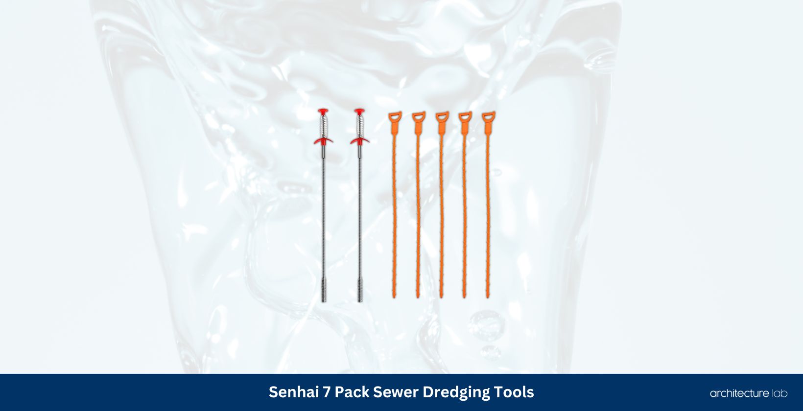 Senhai 7 pack sewer dredging tools