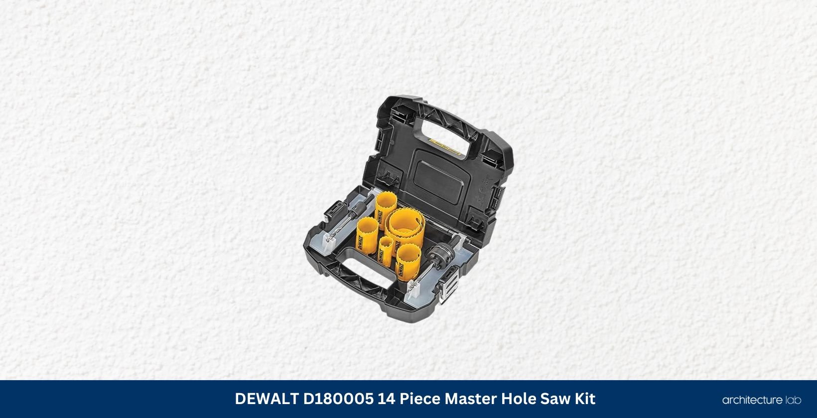 Dewalt d180005 14 piece master hole saw kit