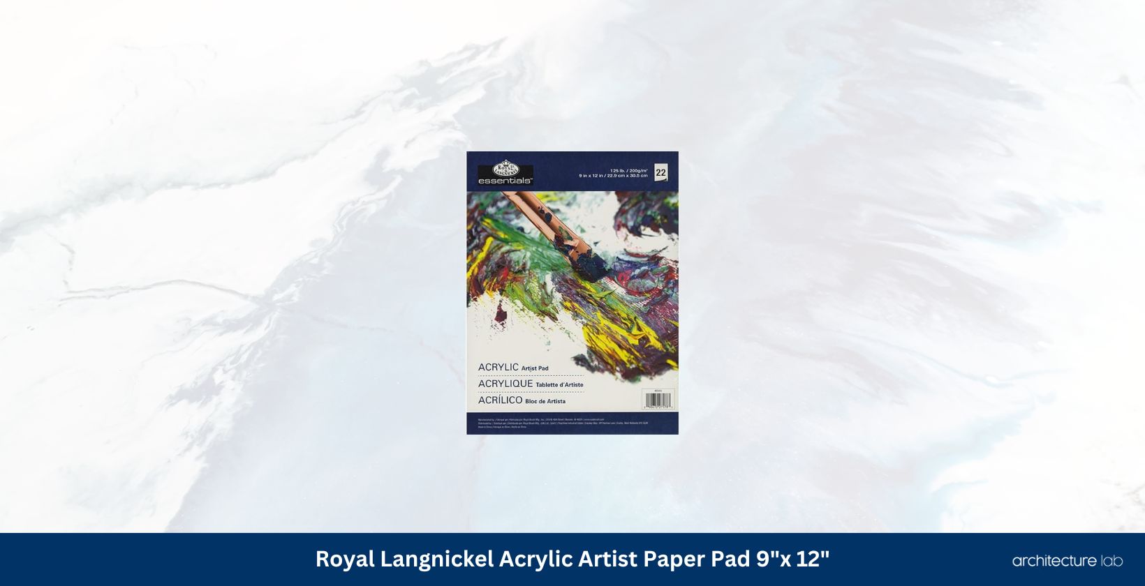Royal langnickel essentials acrylic artist paper pad 9x12