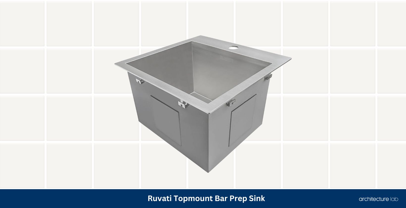 6 Best Bar Sinks For Modern Kitchens, Home Bars &Amp; Small Spaces 10 Ruvati 15 x 15 inch