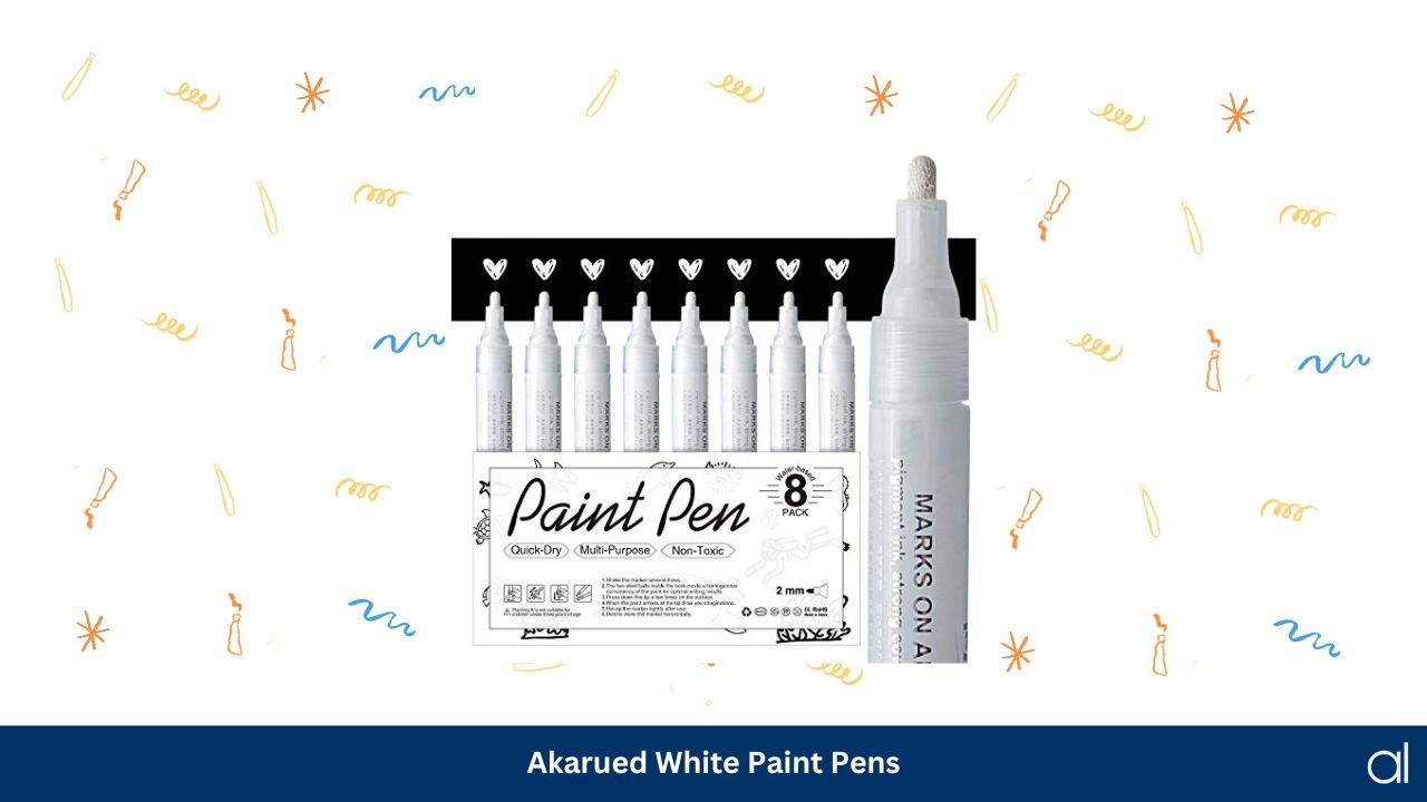 Akarued white paint pens