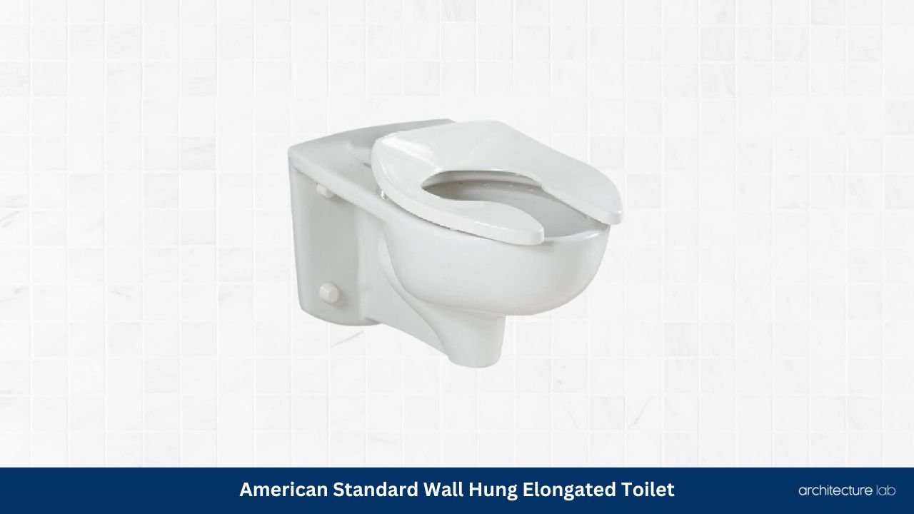 American standard wall hung elongated toilet
