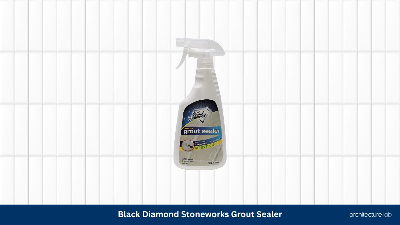 Black diamond stoneworks grout sealer